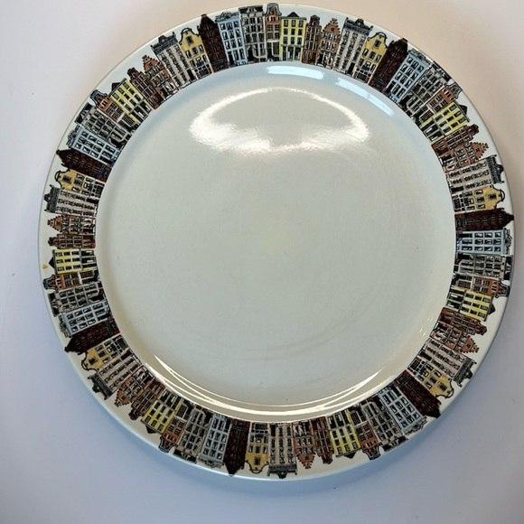 Vintage All Dutch TS Holland Houses Plate - Picture 1 of 3